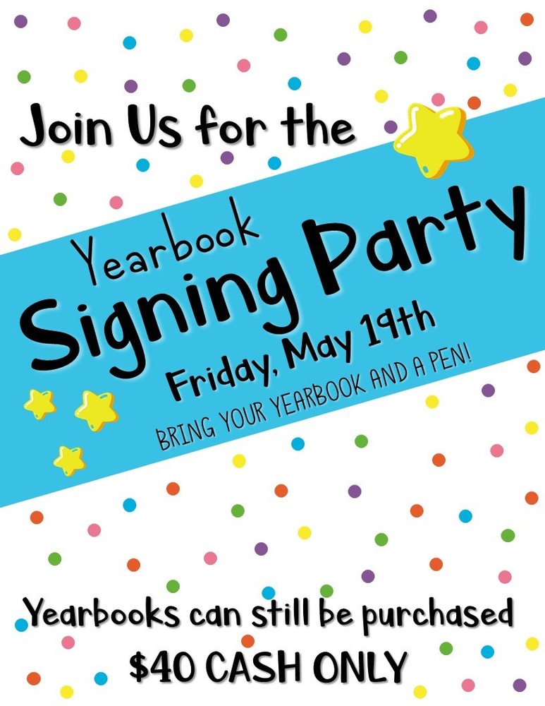 Yearbook Signing Party!