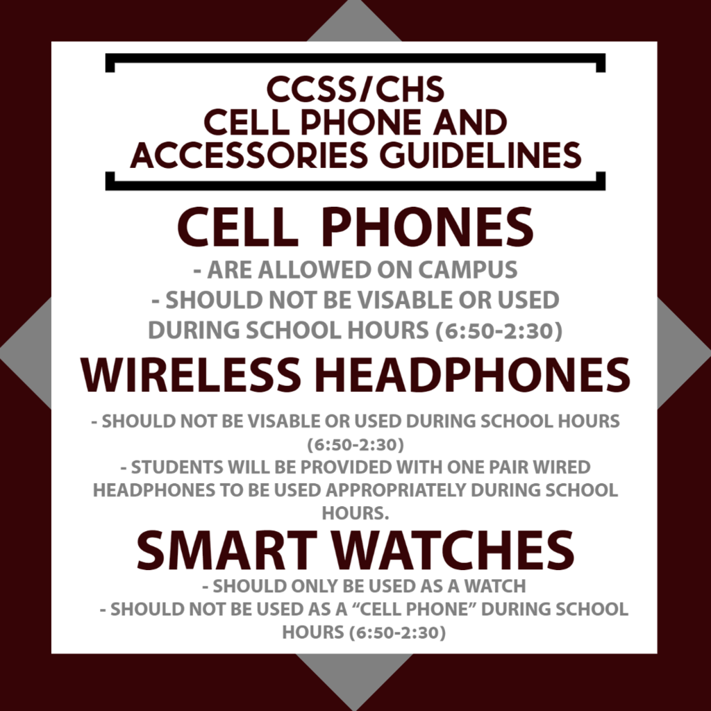CHS Cell Phone & Accessories Guidelines
