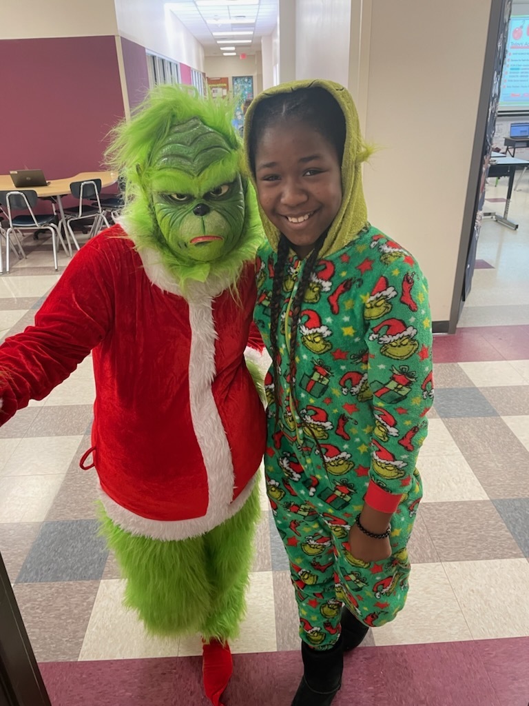 Grinch and student