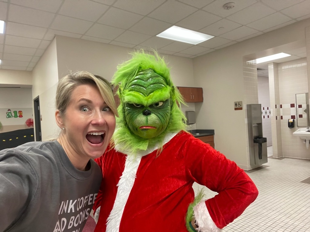 Grinch and Mrs. Barker