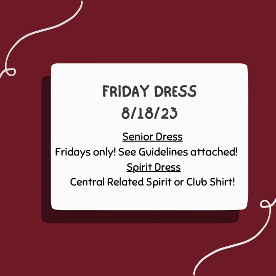 Friday Dress 8/18